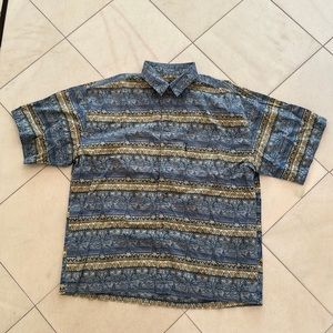 Sportif Short Sleeeve Men's button down collared shirt, left front pocket